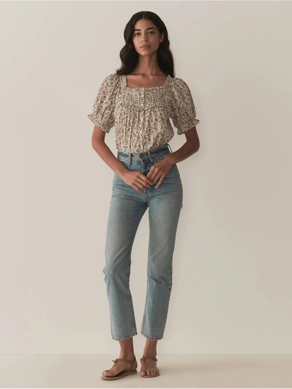 DÔEN Farley Top in Jardin du Chateau size S